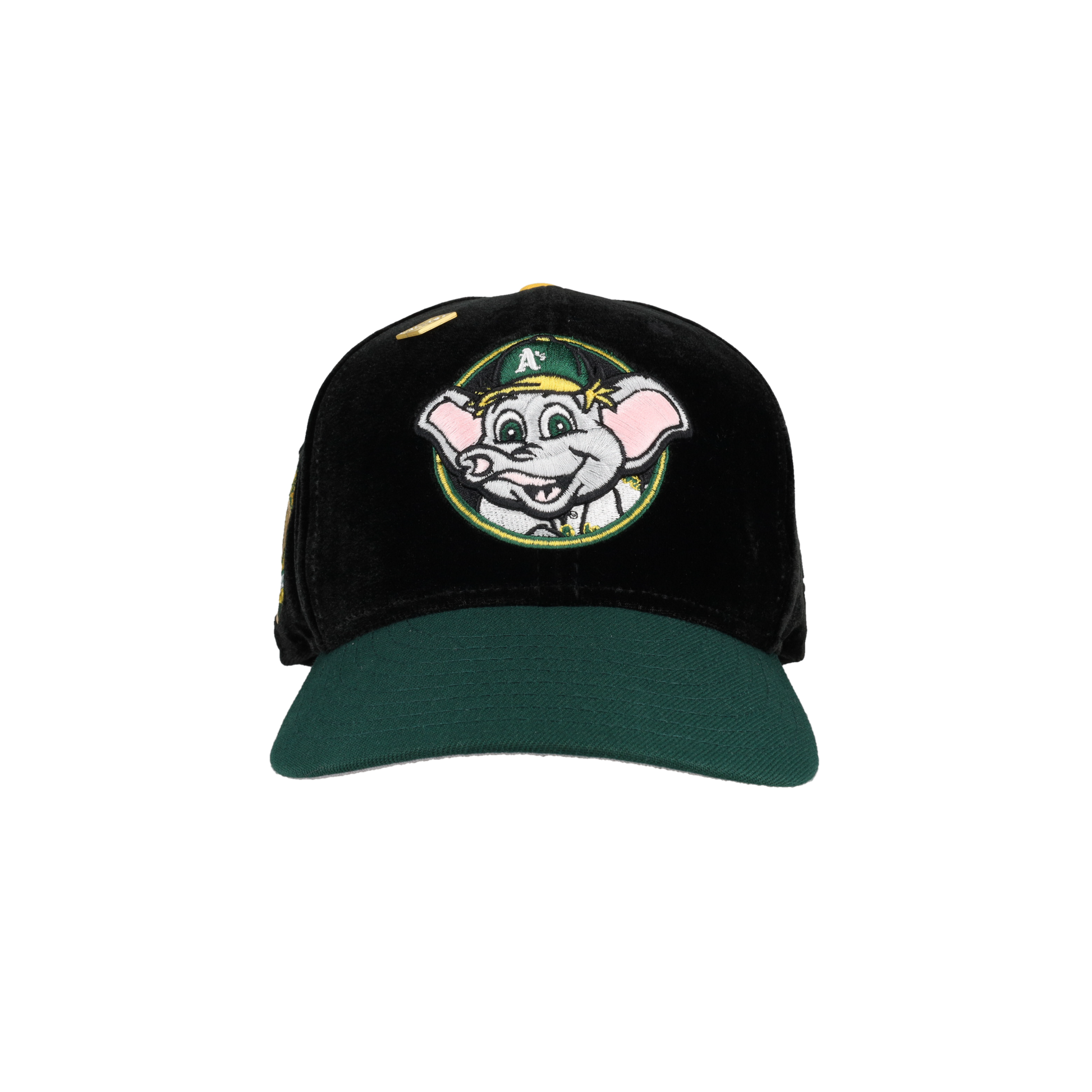 Oakland Athletics Velvet Stomper Mascot 50th Anniversary 59Fifty Fitted Hat