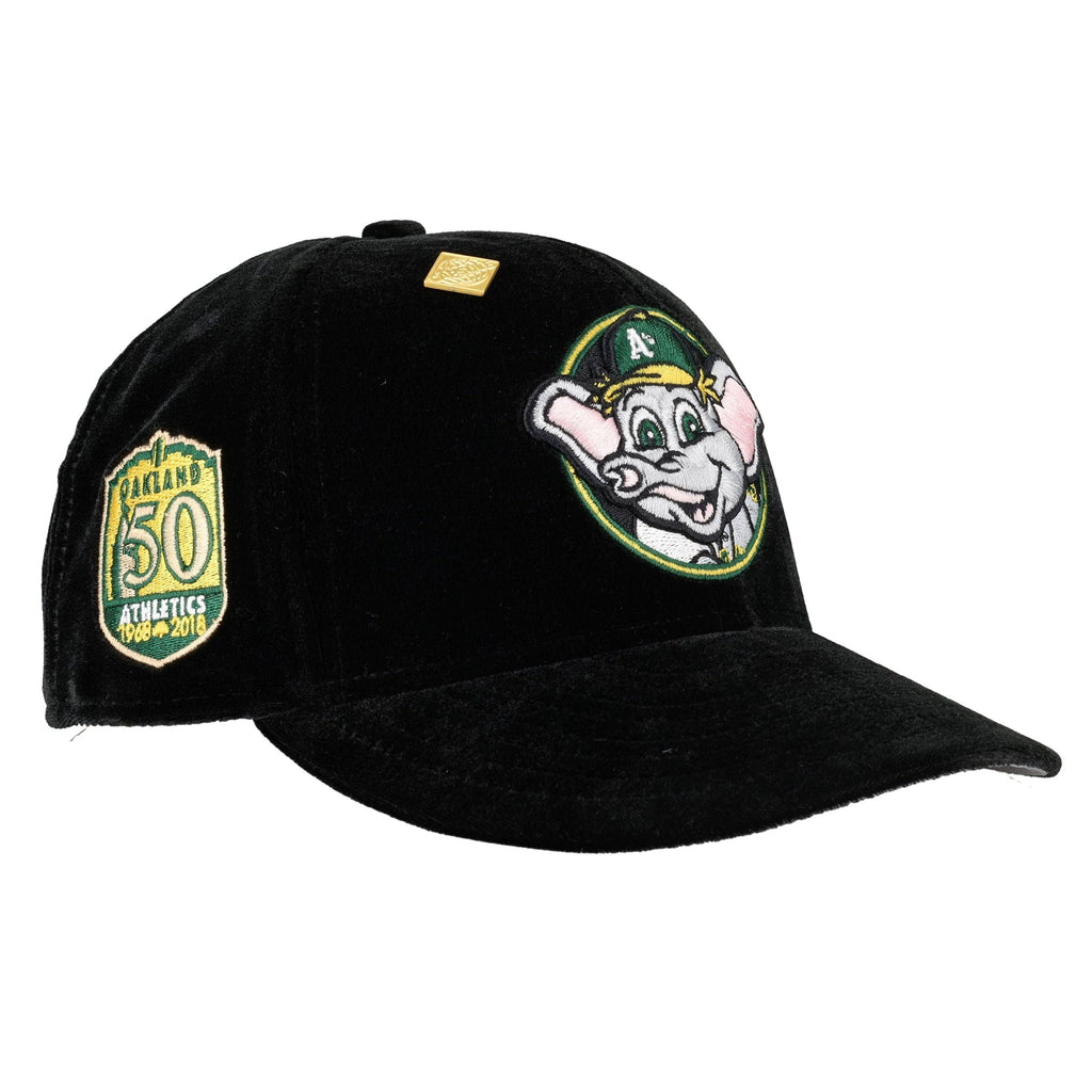 Oakland Athletics Velvet Stomper Mascot 50th Anniversary 59Fifty Fitted Hat
