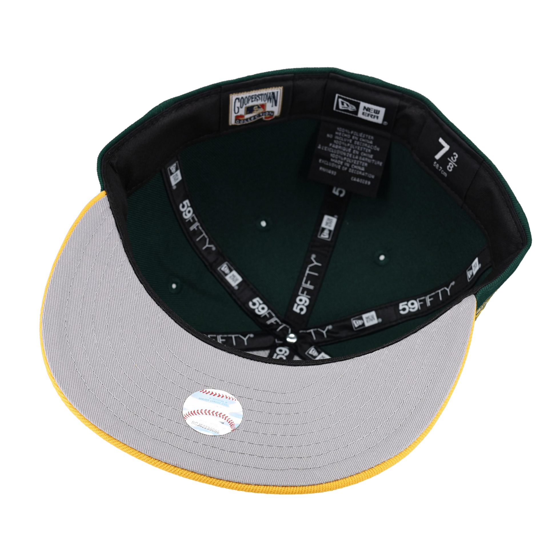 Oakland Athletics Stomper Mascot 50th Anniversary Patch 59Fifty Fitted Hat