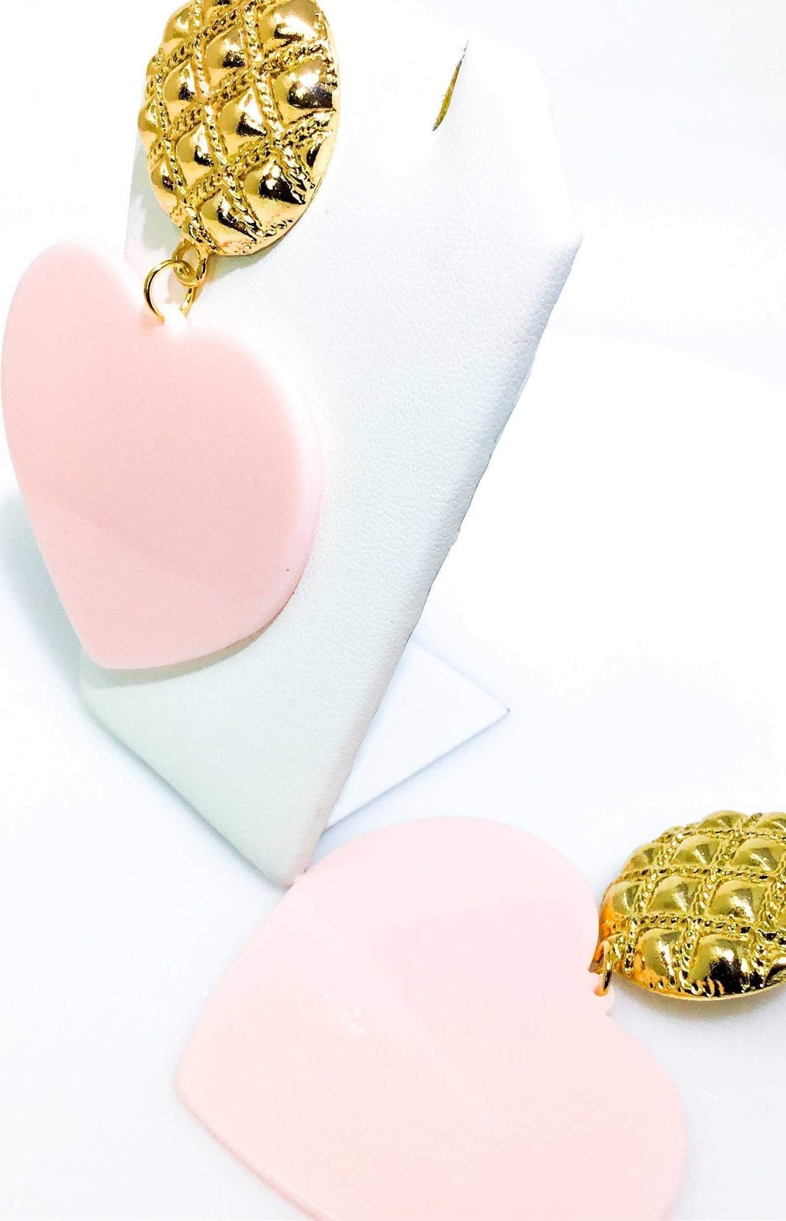 Stylish Heart Shaped Drop Dangle Earrings for Women