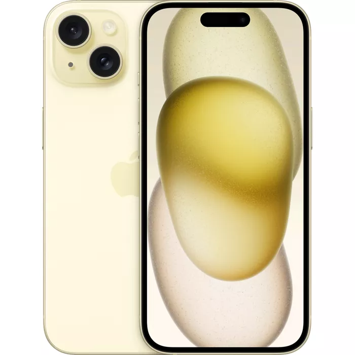 Apple iPhone 15 Network Unlocked Yellow 128 GB - ( Refurbished )