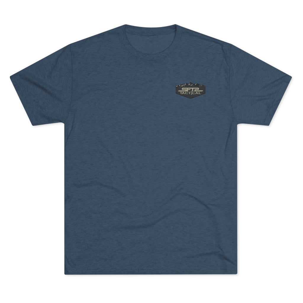 Camo Logo Mountain - Tri-Blend Crew Tee