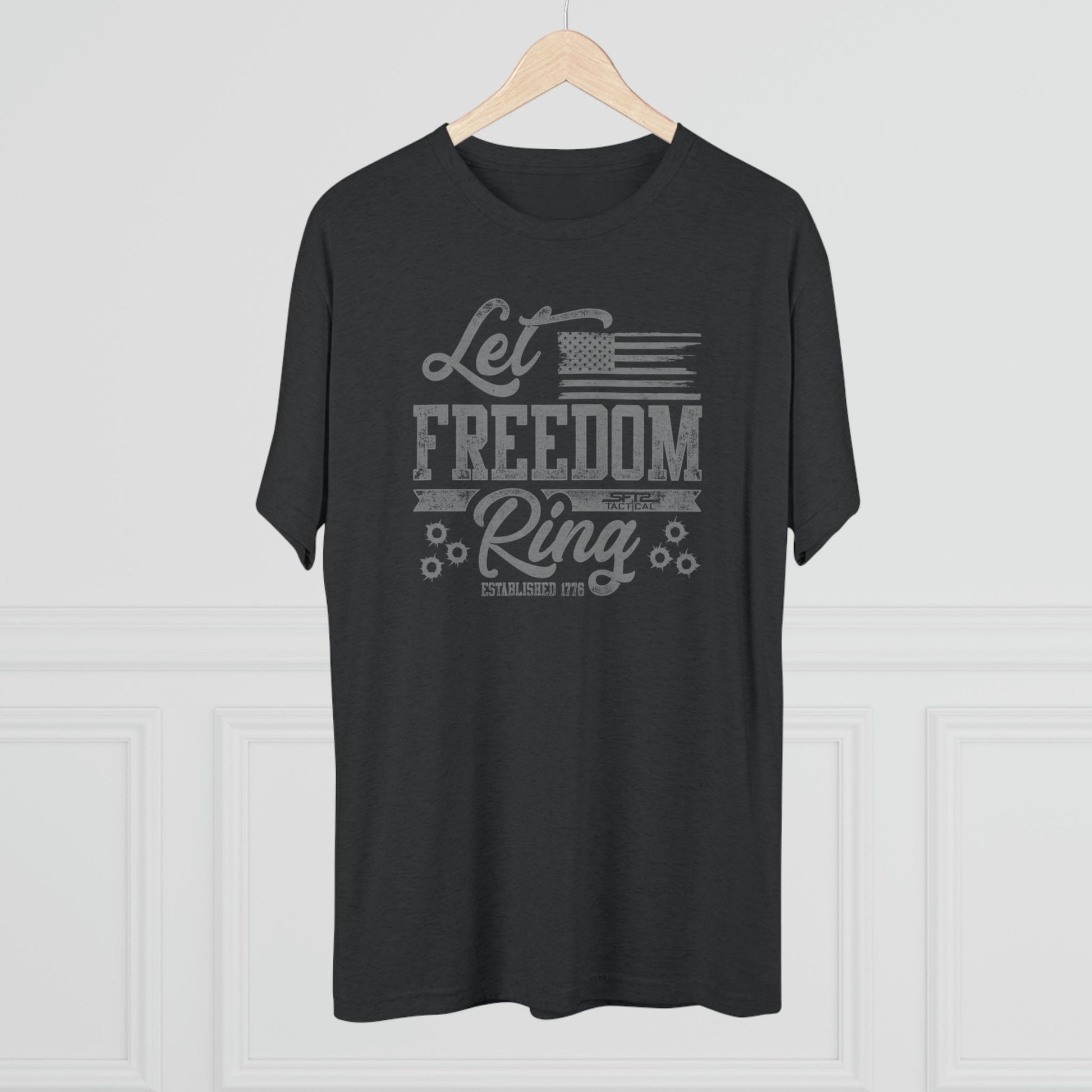 Let Freedom Ring - Tri-Blend Crew Tee