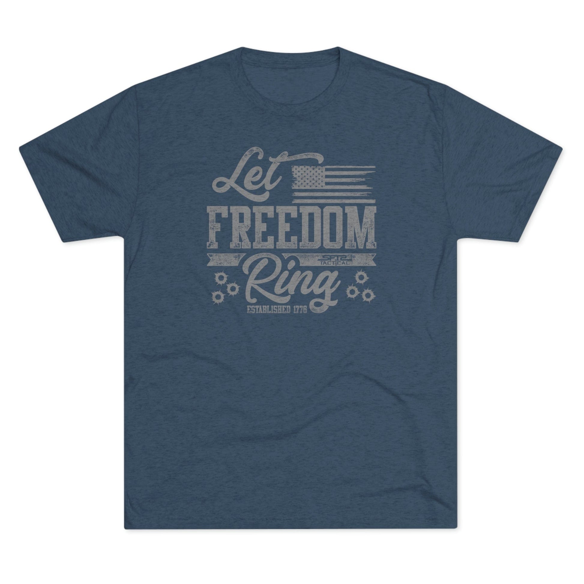 Let Freedom Ring - Tri-Blend Crew Tee