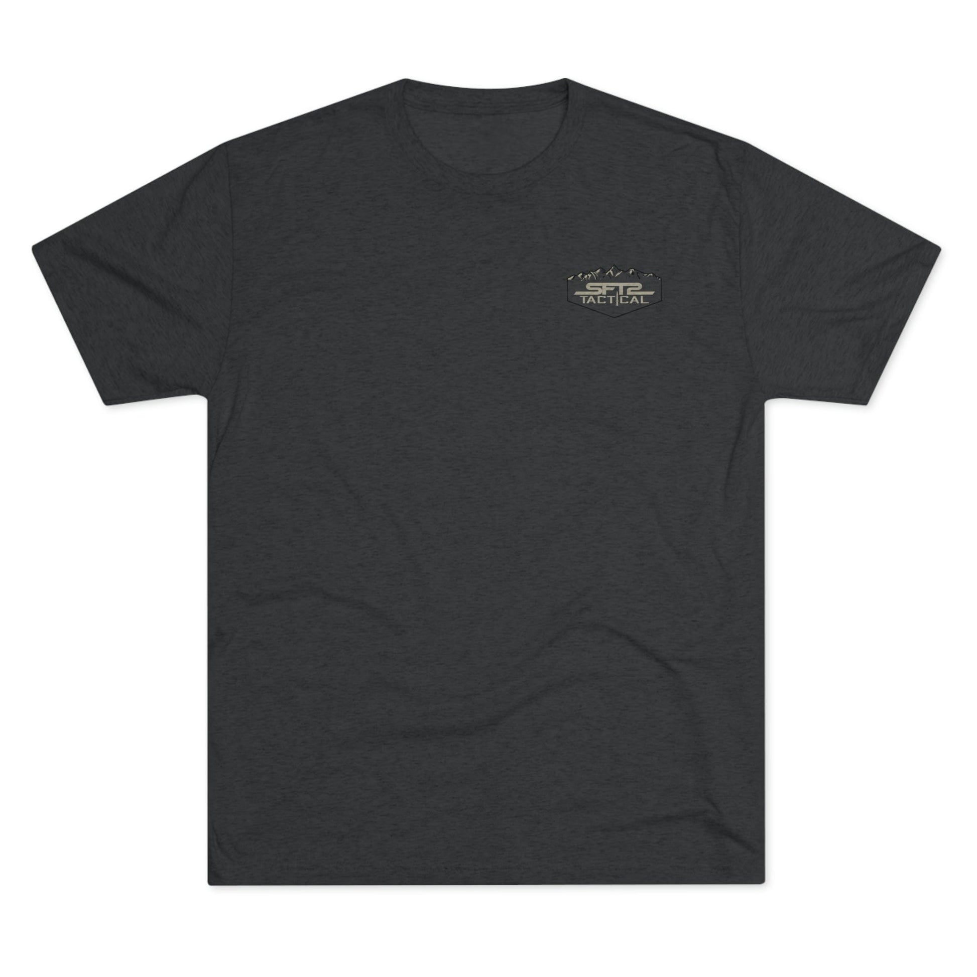 Camo Logo Mountain - Tri-Blend Crew Tee