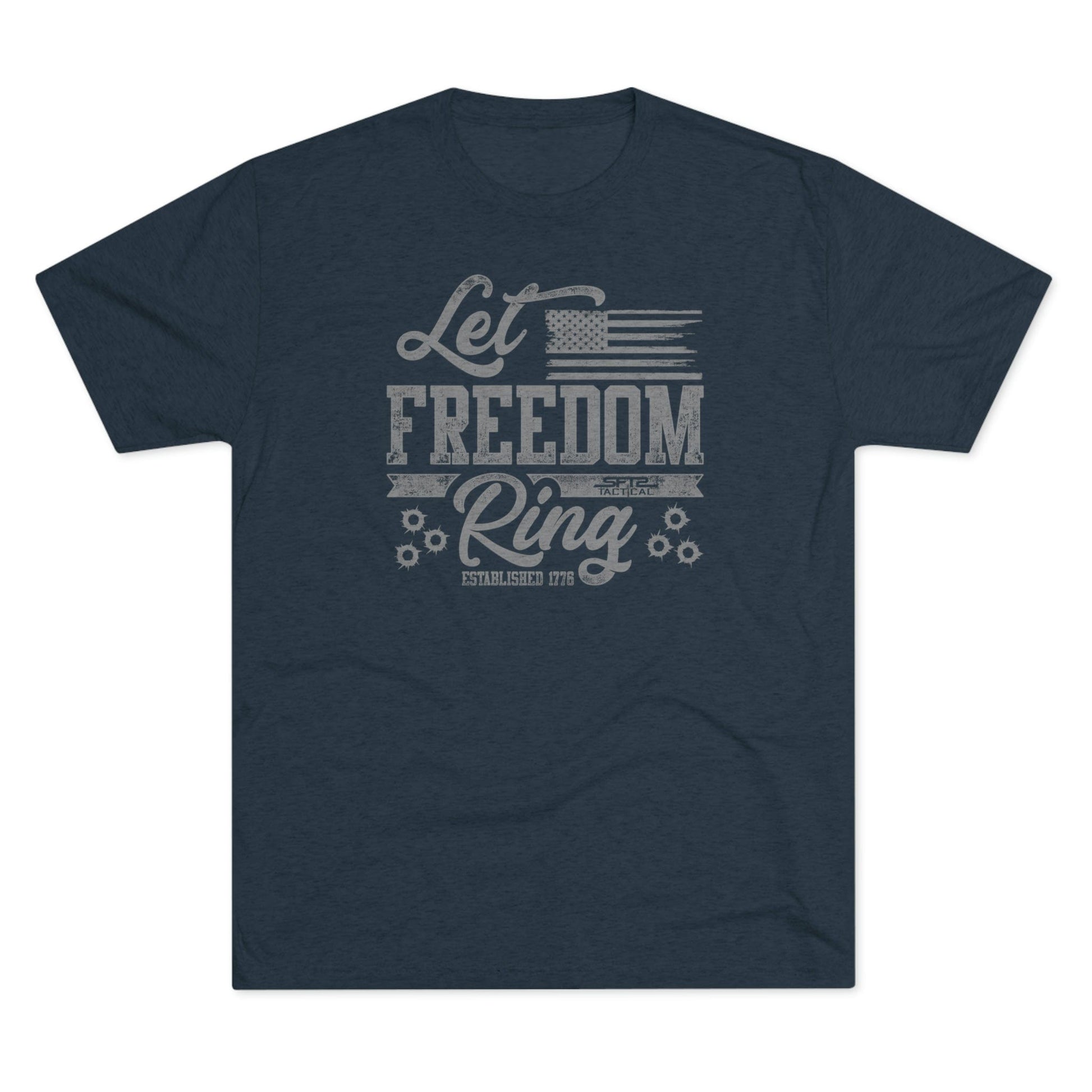 Let Freedom Ring - Tri-Blend Crew Tee