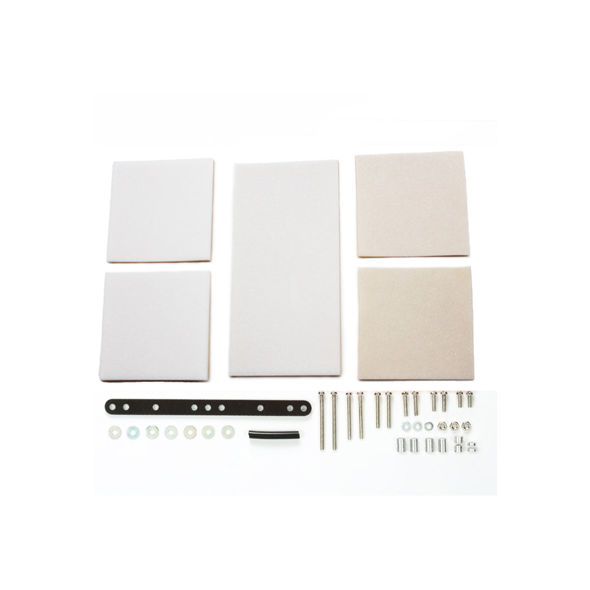 Tamiya JR Brake Sponge Set, 1/2/3mm, White TAM15492