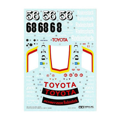Tamiya 1/20 Toyota Celica LB Turbo Gr.5 Plastic Model Kit 20072