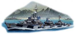 Tamiya 1/700 German Destroyer Z Class Z37-39 Project Barbara Plastic Model Kit