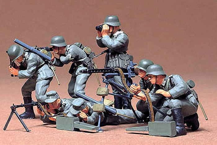 Tamiya 1/35 German Machine Gun Troops Plastic Model Kit