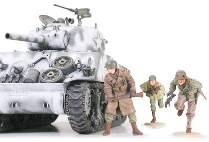 Tamiya 1/35 M4A3 Sherman 105mm Howitzer Assault Support Tank Plastic Model Kit