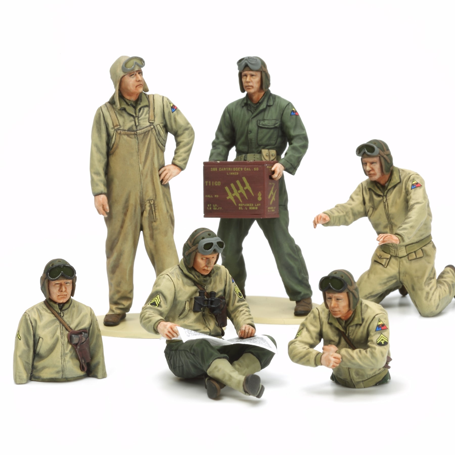 Tamiya 1/35 US Tank Crew Plastic Models Set European Theater