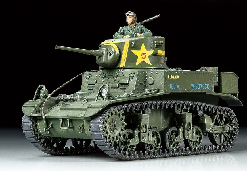 Tamiya 1/35 US Light Tank M3 Stuart Plastic Model Kit