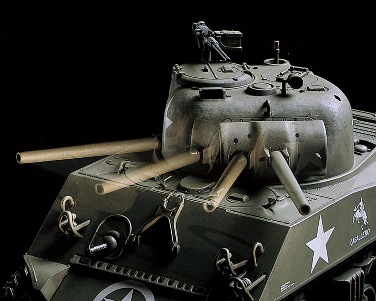 Tamiya 1/35 U.S. M4A3 Sherman Medium RC Model Tank Kit TTU-10 Transmitter & MC-07 Control