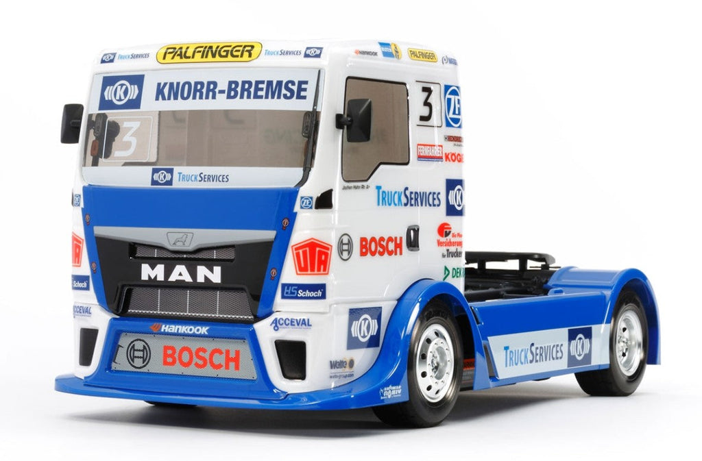 Tamiya 1/10 RC Team Hahn Racing MAN TGS On-Road Kit, w/ TT01 Type 58632