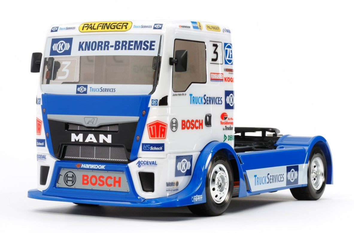Tamiya 1/10 RC Team Hahn Racing MAN TGS On-Road Kit, w/ TT01 Type 58632