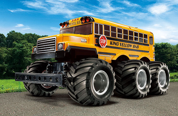 Tamiya King Yellow 6x6 G6-01 1/18 Monster Truck Kit