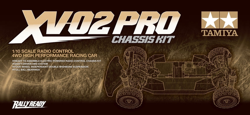 Tamiya 1/10 RC XV-02 Pro Chassis 4WD On-Road Kit