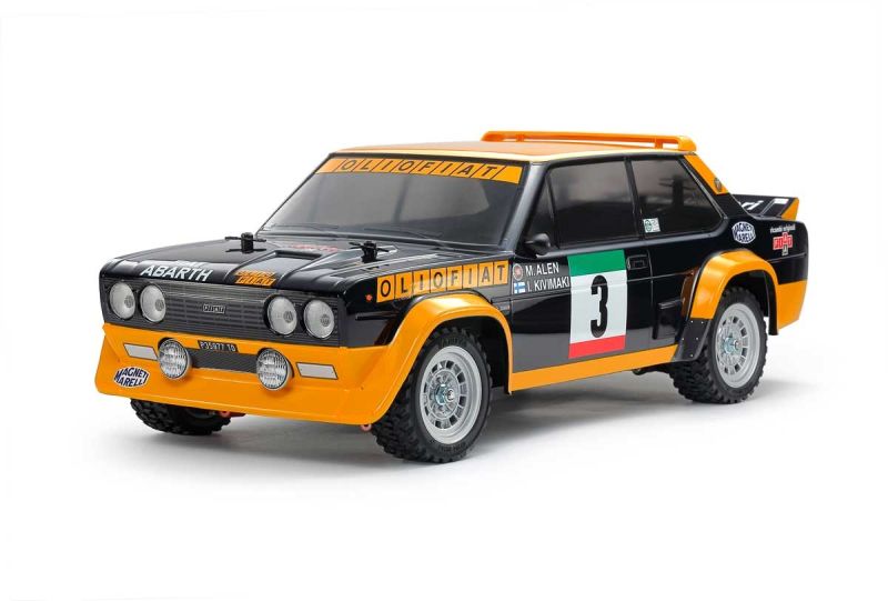 Tamiya RC Fiat 131 Arbath Rally, MF-01X Olio Fiat 58723-A