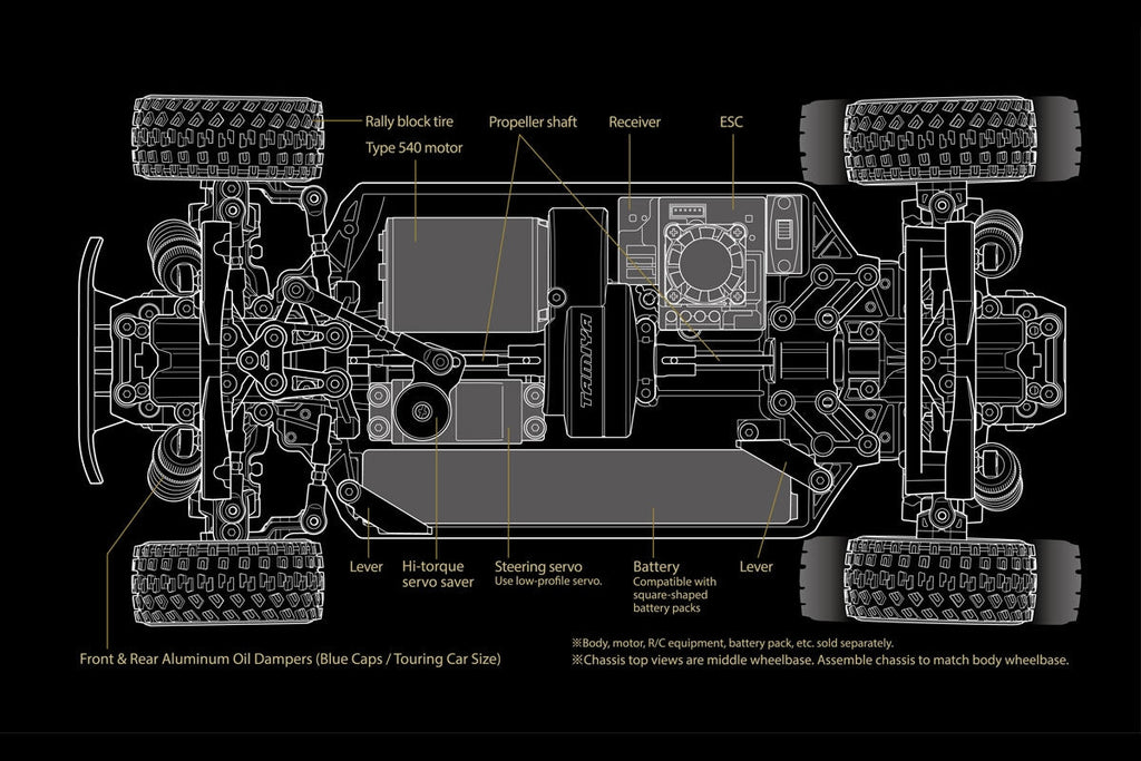 Tamiya RC XM-01 Pro Chassis Kit  58738