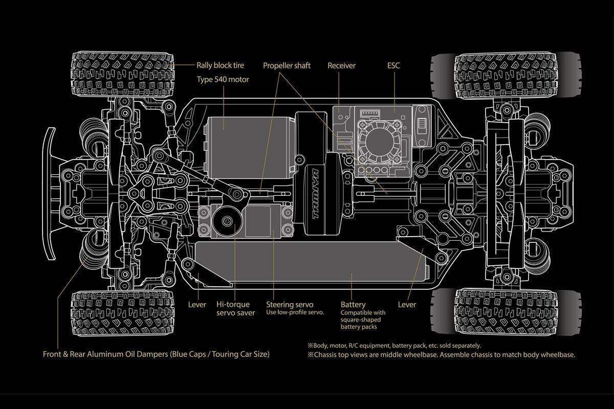 Tamiya RC XM-01 Pro Chassis Kit  58738