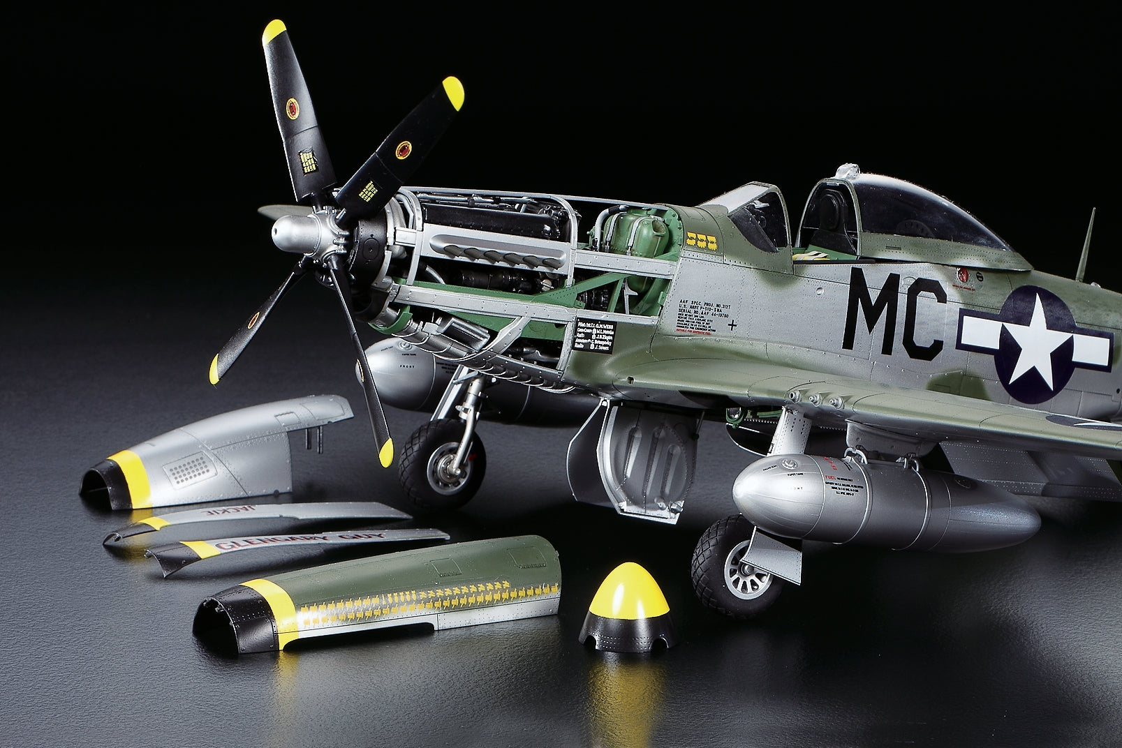 Tamiya 1/32 North American P-51D Mustang Plastic Model Airplane Kit