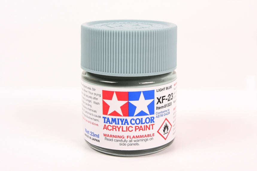Tamiya Acrylic XF-23 Light Blue Paint 23ml Bottle