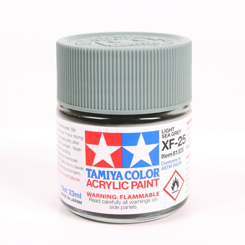 Tamiya Acrylic XF-25 Light Sea Gray Paint 23ml Bottle