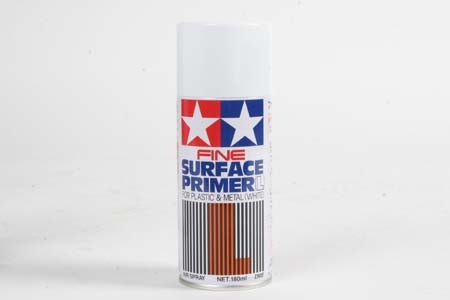 Tamiya Fine Surface Primer Light Grey 180ml Spray Can