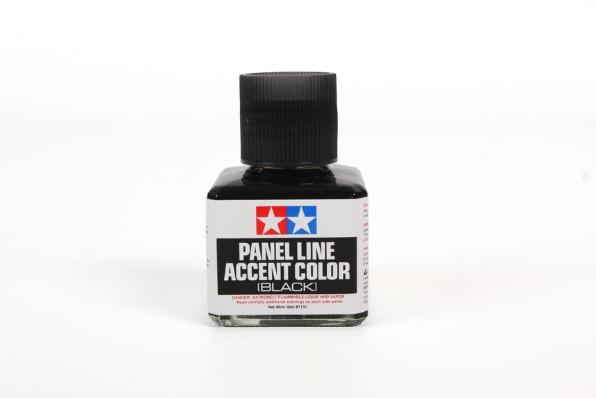 Tamiya Panel Line Accent Color Black Paint 40ml Bottle