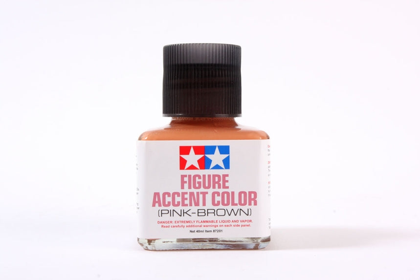 Tamiya Figure Accent Color Pink Brown 40ml Bottle
