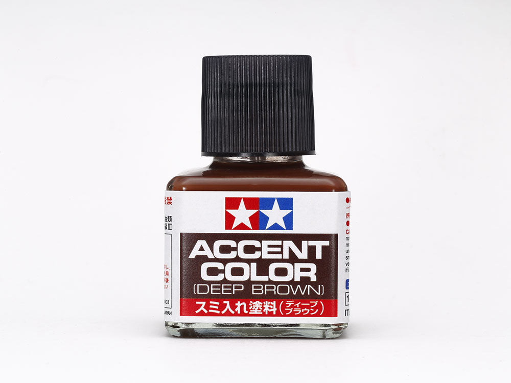 Tamiya Figure Accent Color Dark Red-Brown 40ml Bottle
