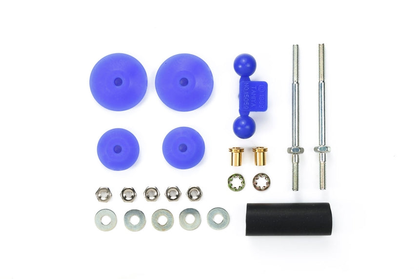 Tamiya JR Large Diameter Stabilzer Head Set 11/15mm Blue