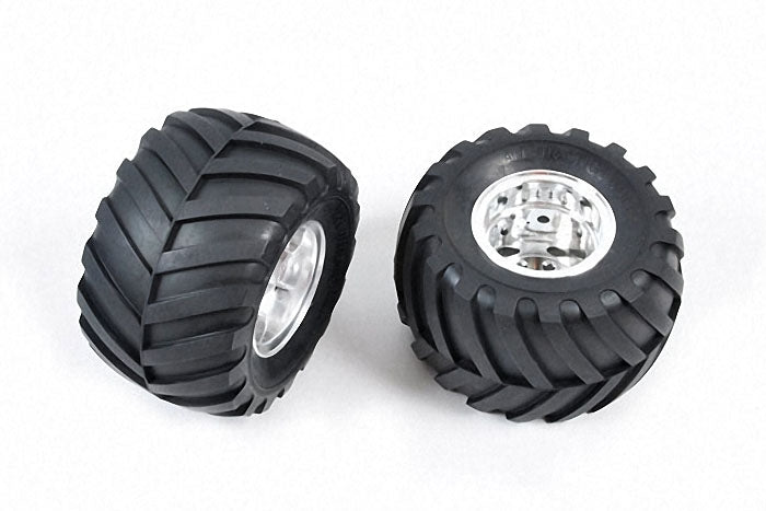 Tamiya RC Rear Tire / Wheel: 58242 Wild Willy 2000 (L&R 1pc each)