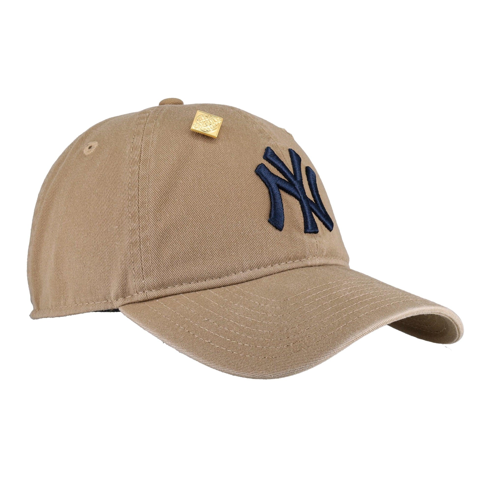New York Yankees New Era 9Twenty Adjustable Hat (Tan)