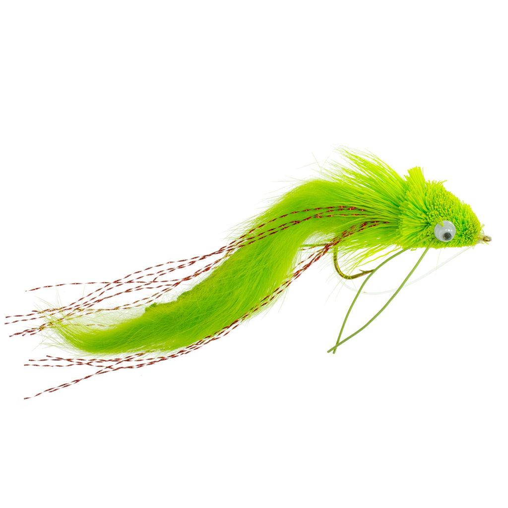 Bass Bug Collection -12 Bass Fly Fishing Flies - Surface Poppers Frog, Rat, Mouse Divers  - Hook Sizes 2,4, 6 And 8