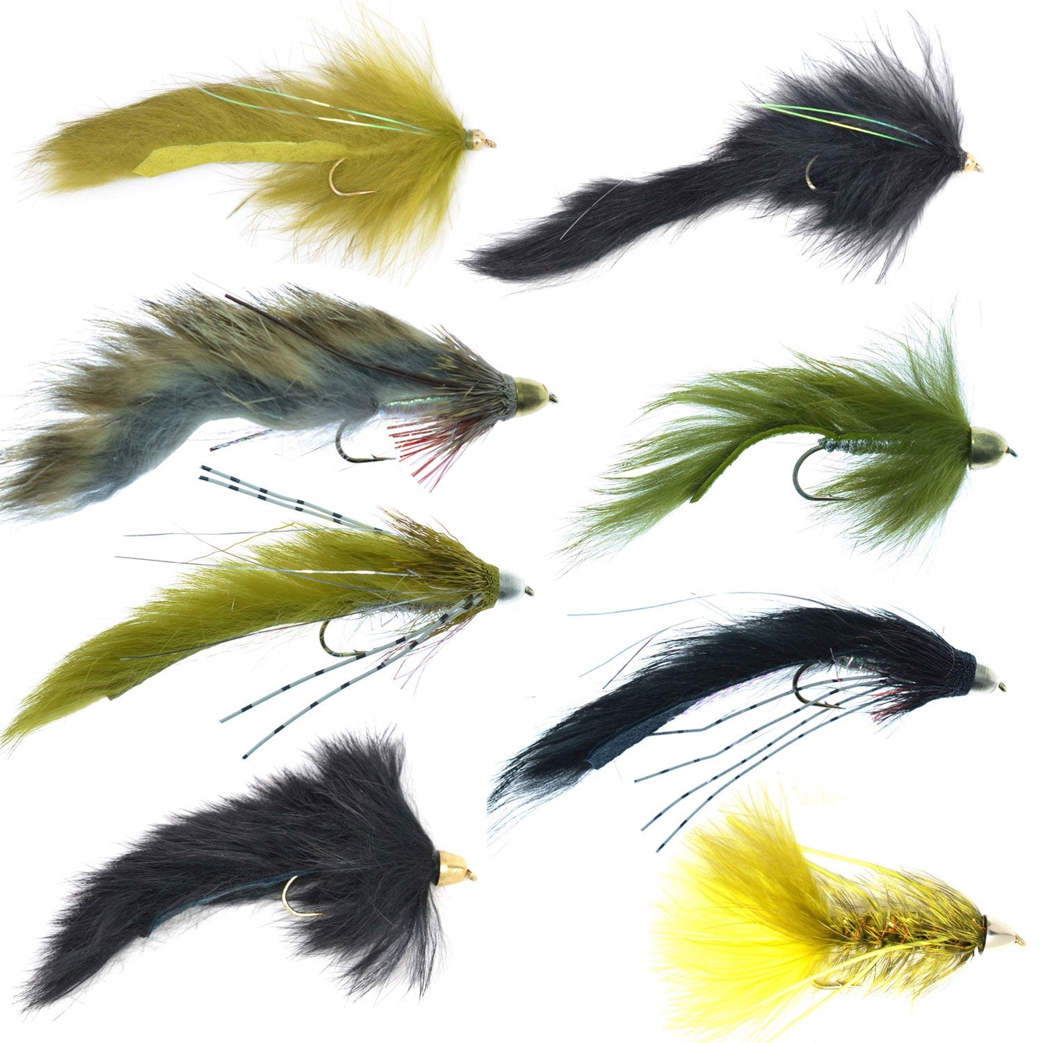 Slumpbuster Bouface Muddy Buddy Bunny Streamer Flies Collection