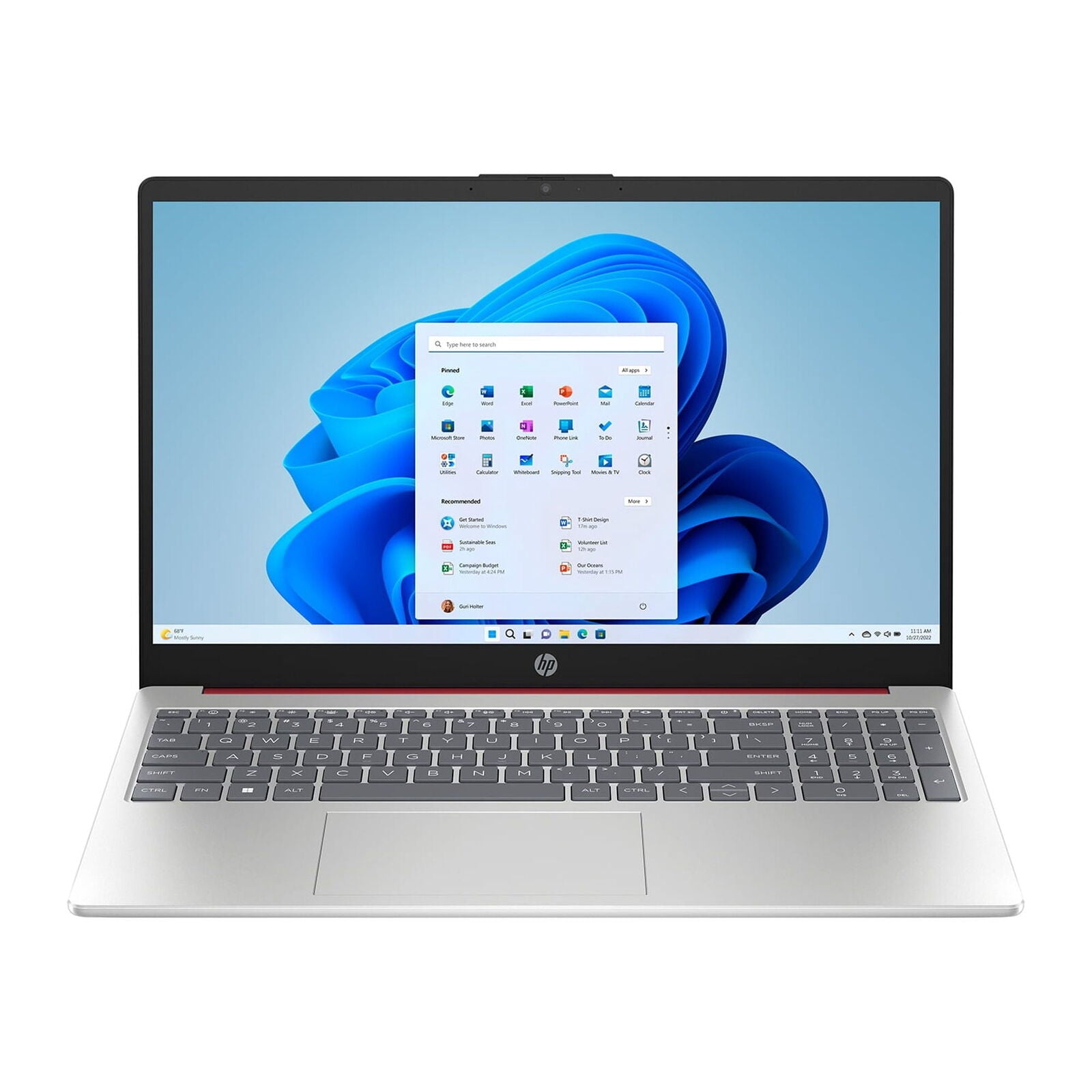 HP Laptop 15-FD + Intel Pentium + 16GB RAM / 128GB SSD – 15.6" Display