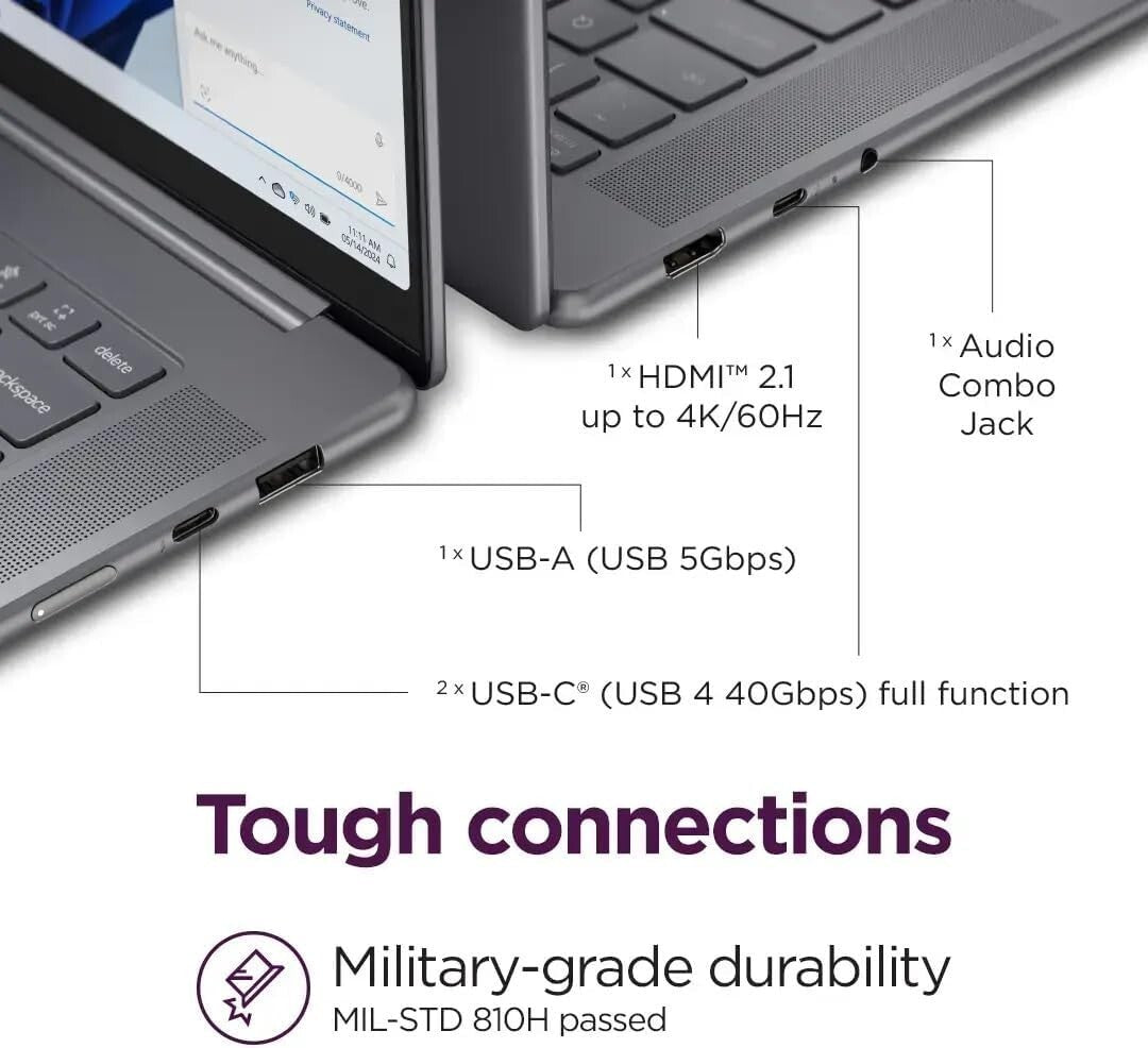 Lenovo Yoga Slim 7 (2020) 14-inch Core Ultra 7 256V Luna Grey 16 GB/1 TB (Refurbished)
