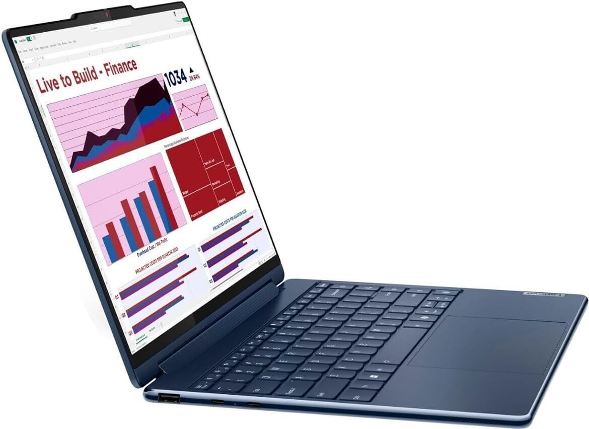 Lenovo Yoga 9i 2-in-1 14-inch 2.8K OLED Touch Laptop – Intel Core Ultra 7-155H • Arc Graphics • 16GB RAM • 1TB SSD – Win 11 Pro (Refurbished)