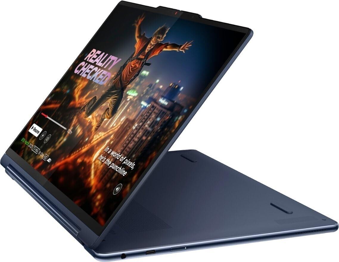 Lenovo Yoga 9i 2-in-1 14-inch 2.8K OLED Touch Laptop – Intel Core Ultra 7-155H • Arc Graphics • 16GB RAM • 1TB SSD – Win 11 Pro (Refurbished)