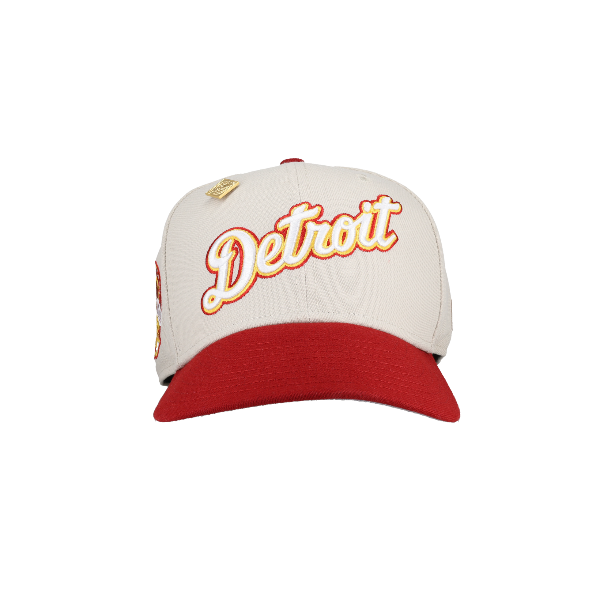 Detroit Tigers April 4th Collection Tiger Stadium Patch Fitted Hat