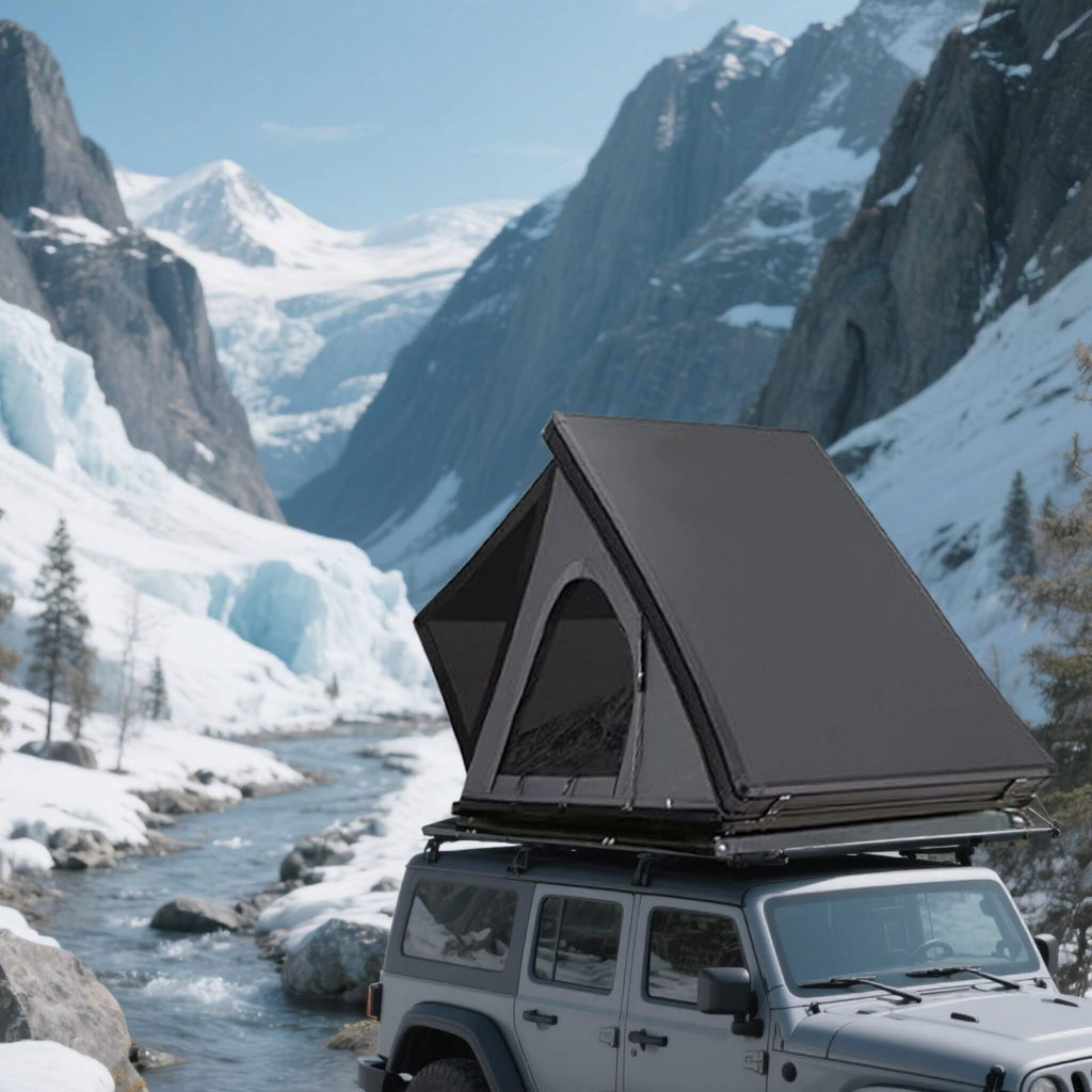 Trailora Premium Lightweight Hard Shell Rooftop Tent With LED Strip And Memory Foam (SAK51780)