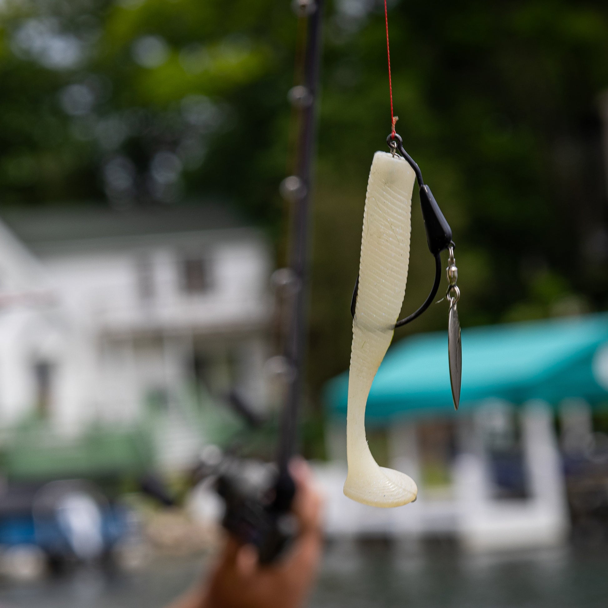 Reaction Tackle Bladed/Tungsten Weighted Swimbait Hooks- 3-Pack