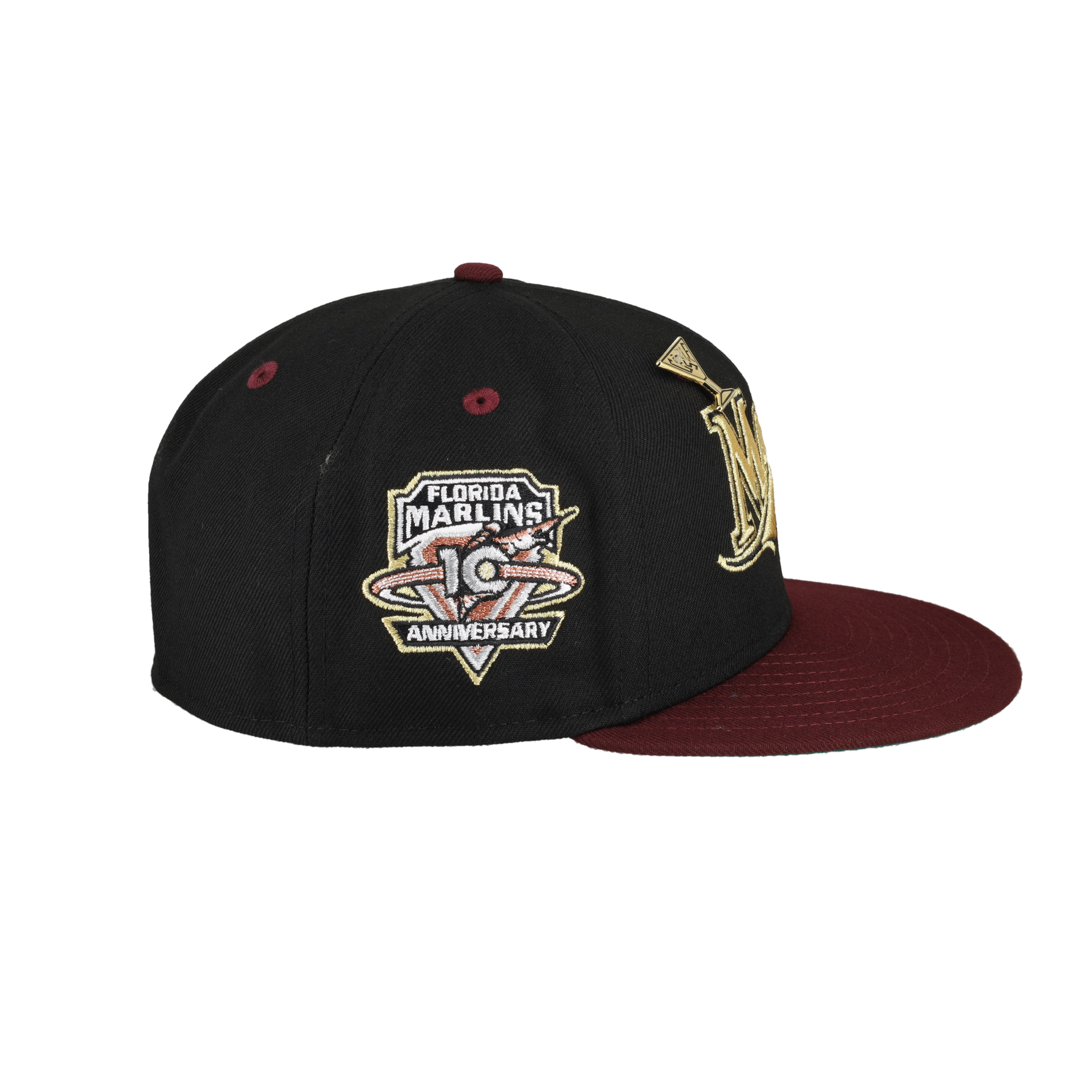 Florida Marlins Upper Class Collection 10th Anniversary Fitted Hat
