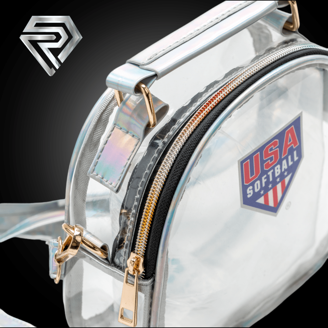 USA Softball Clear Stadium Bag Clear - Rosie's Nothing to Hide Cross-Body Bag