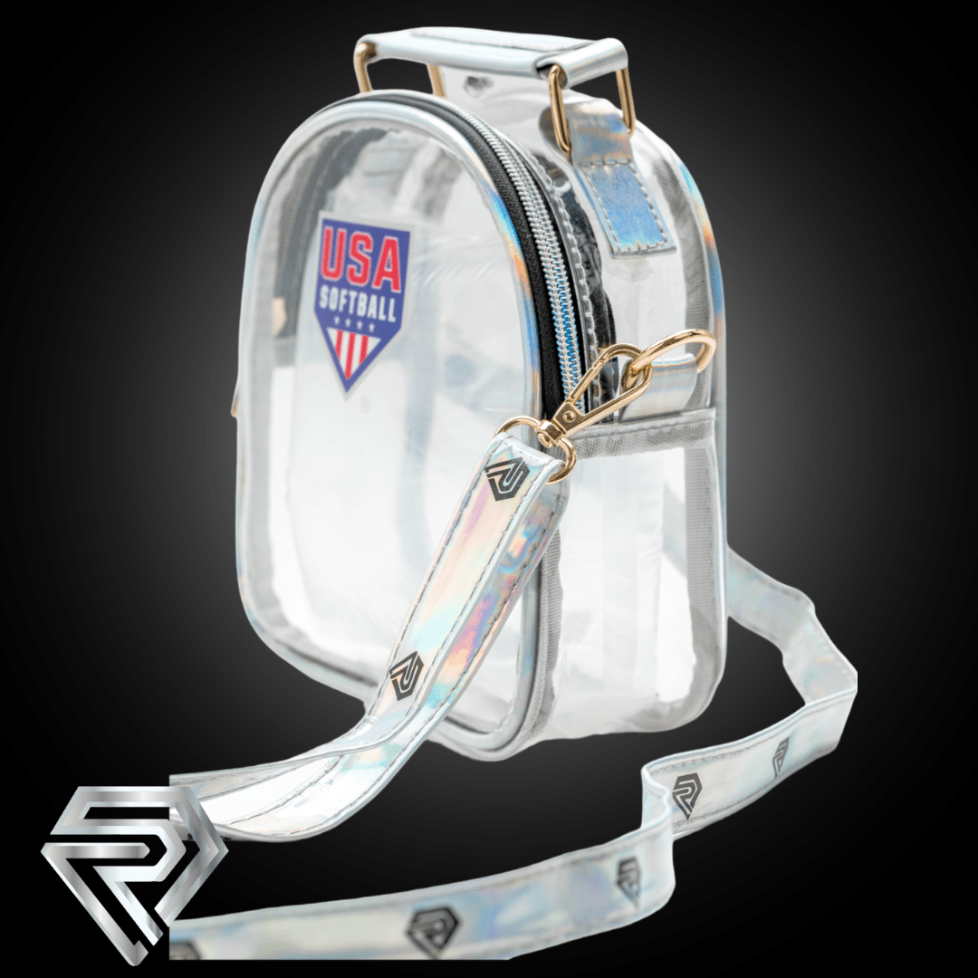 USA Softball Clear Stadium Bag Clear - Rosie's Nothing to Hide Cross-Body Bag