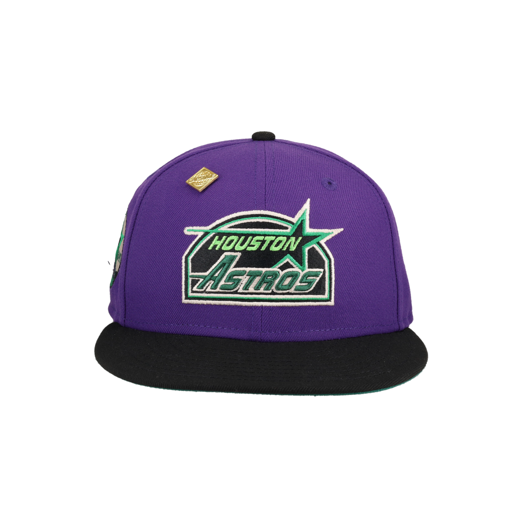 Houston Astros 35 Great Years Patch Purple 59Ffity Fitted Hat