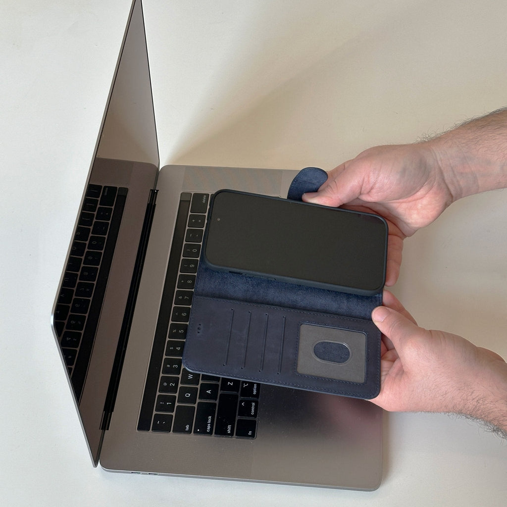 Vegas Premium Leather iPhone 15 Pro Max Wallet Case with MagSafe | Detachable RFID Blocking Luxury Wallet