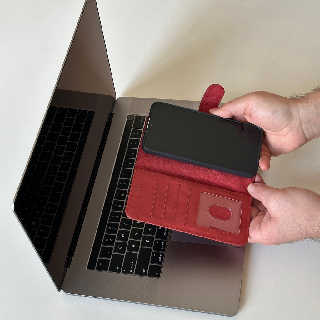 Vegas Premium Leather iPhone 15 Pro Max Wallet Case with MagSafe | Detachable RFID Blocking Luxury Wallet